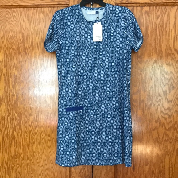Cabana Life Blue Palms Cabana Shift Dress Size S NWT - Picture 3 of 9